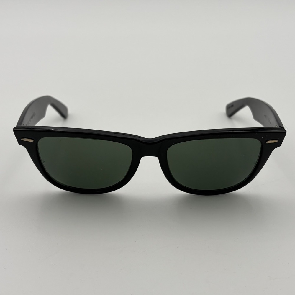 Vintage Ray Ban USA Wayfarer II Black Vintage Sunglasses